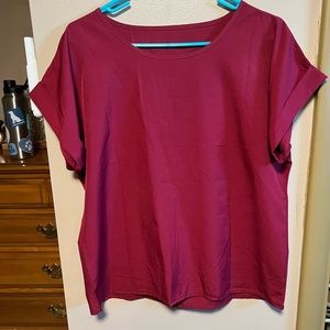SHEIN Red Blouse